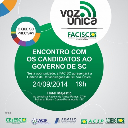 Facisc entrega reivindicações aos candidatos
    