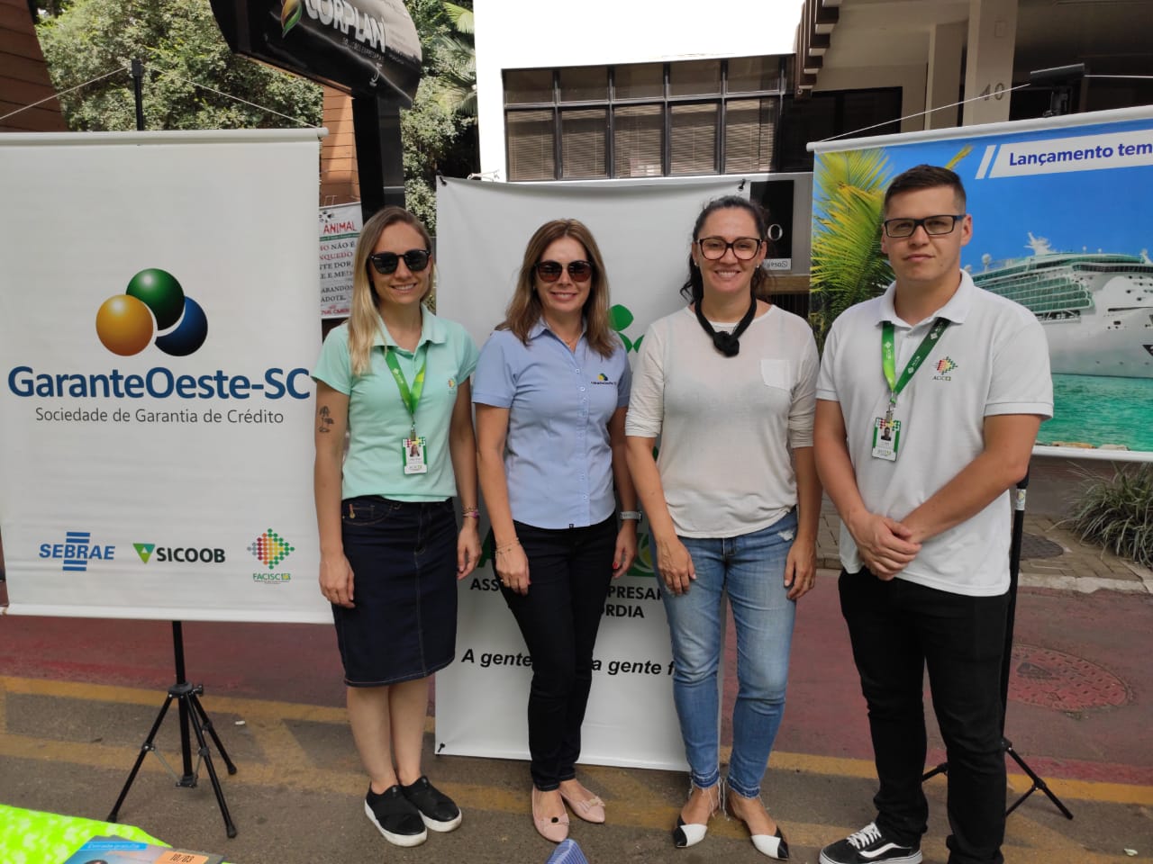 ACIC, Garante Oeste e Amália Leontina Representações Turísticas presentes na Feira da Rua Coberta