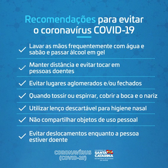 Nota Oficial da FACISC sobre Coronavírus