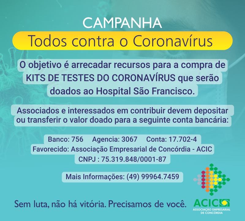 Campanha: Todos contra o Coronavírus