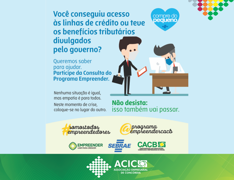 Participe da consulta do Programa Empreender para empresários de MPEs