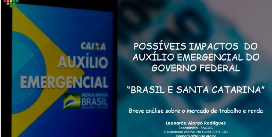 Facisc estima que coronavoucher cubra 29% da renda dos informais catarinenses