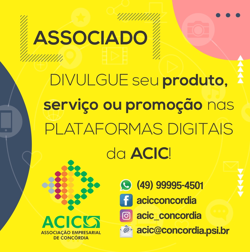 ACIC divulga produtos e serviços de seus associados em suas plataformas digitais