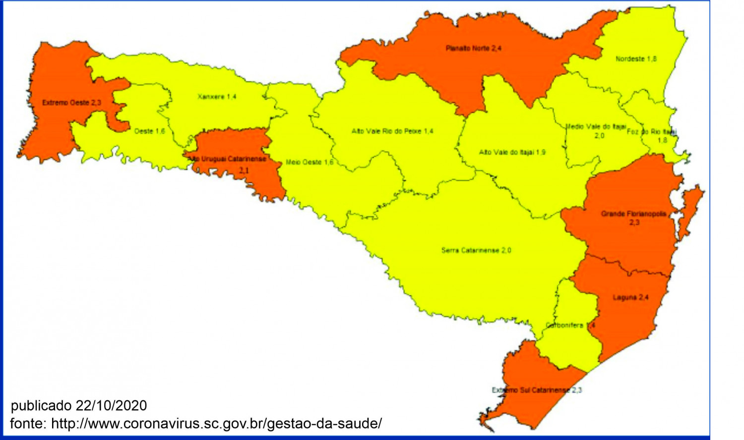 Portaria estabelece restrições de acordo com o Mapa de Risco do Coronavírus