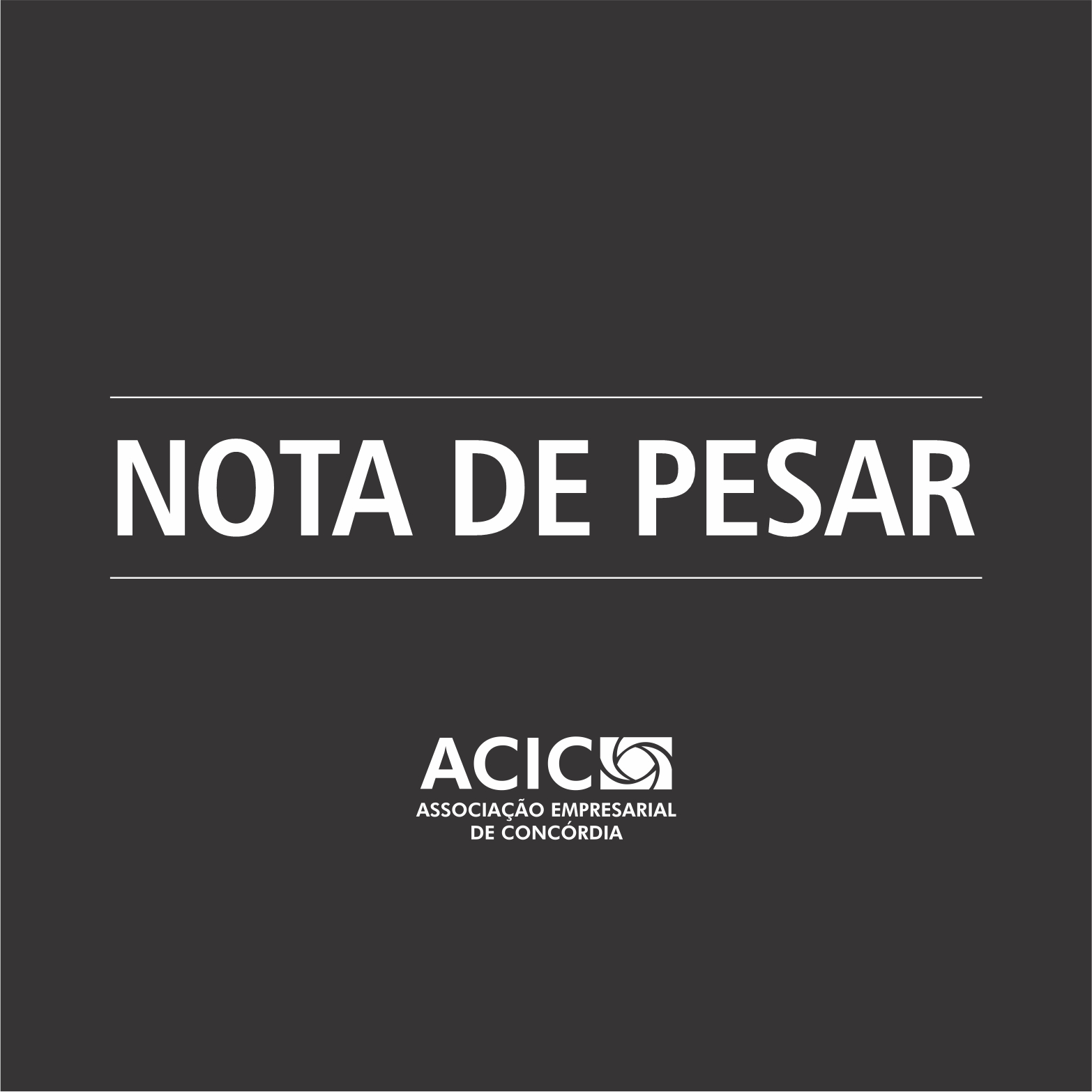 Nota de Pesar