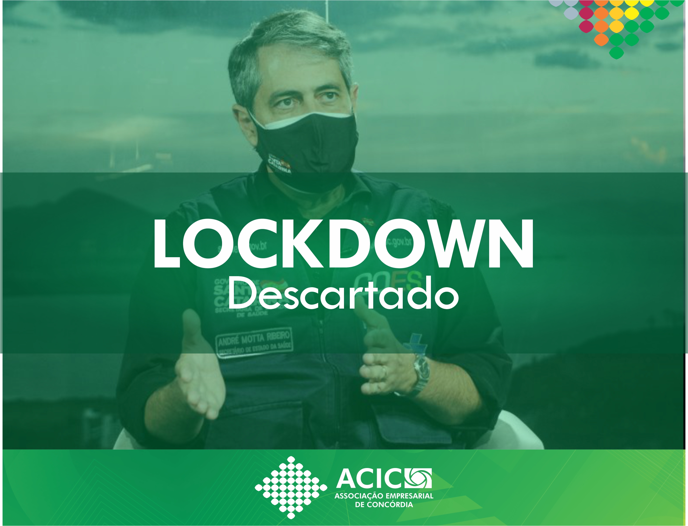 COES descarta lockdown em SC