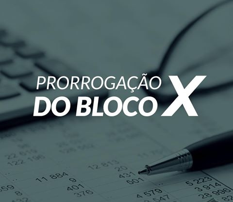 Publicado o Ato DIAT prorrogando os prazos do Bloco X