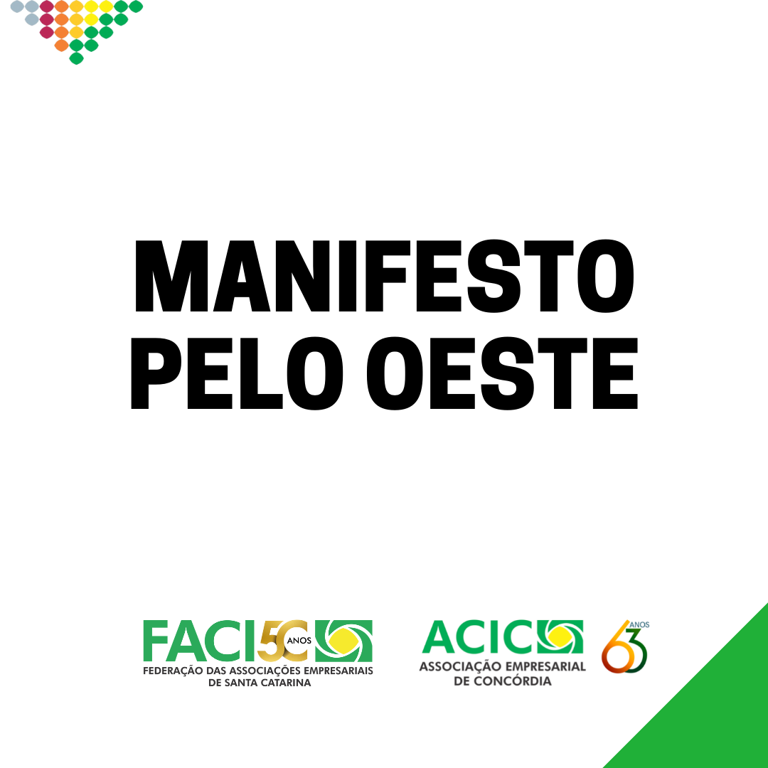 ACIC se une ao MANIFESTO PELO OESTE