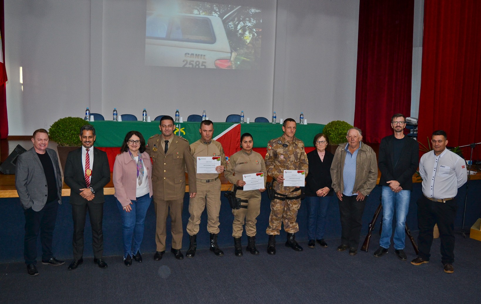 ACIC presente no ato de promoção de praças da Polícia Militar