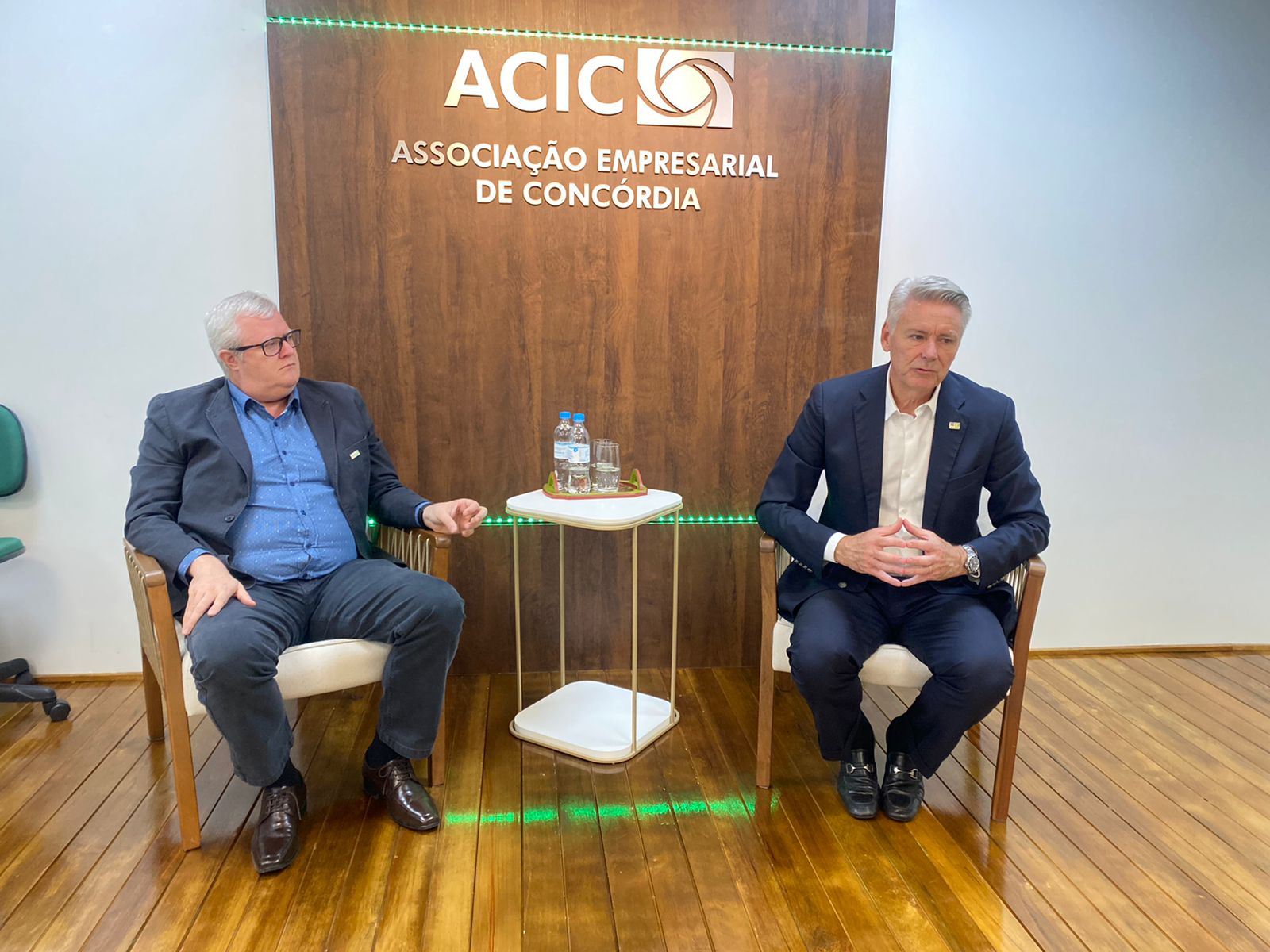 Presidente da FACISC faz visita à ACIC