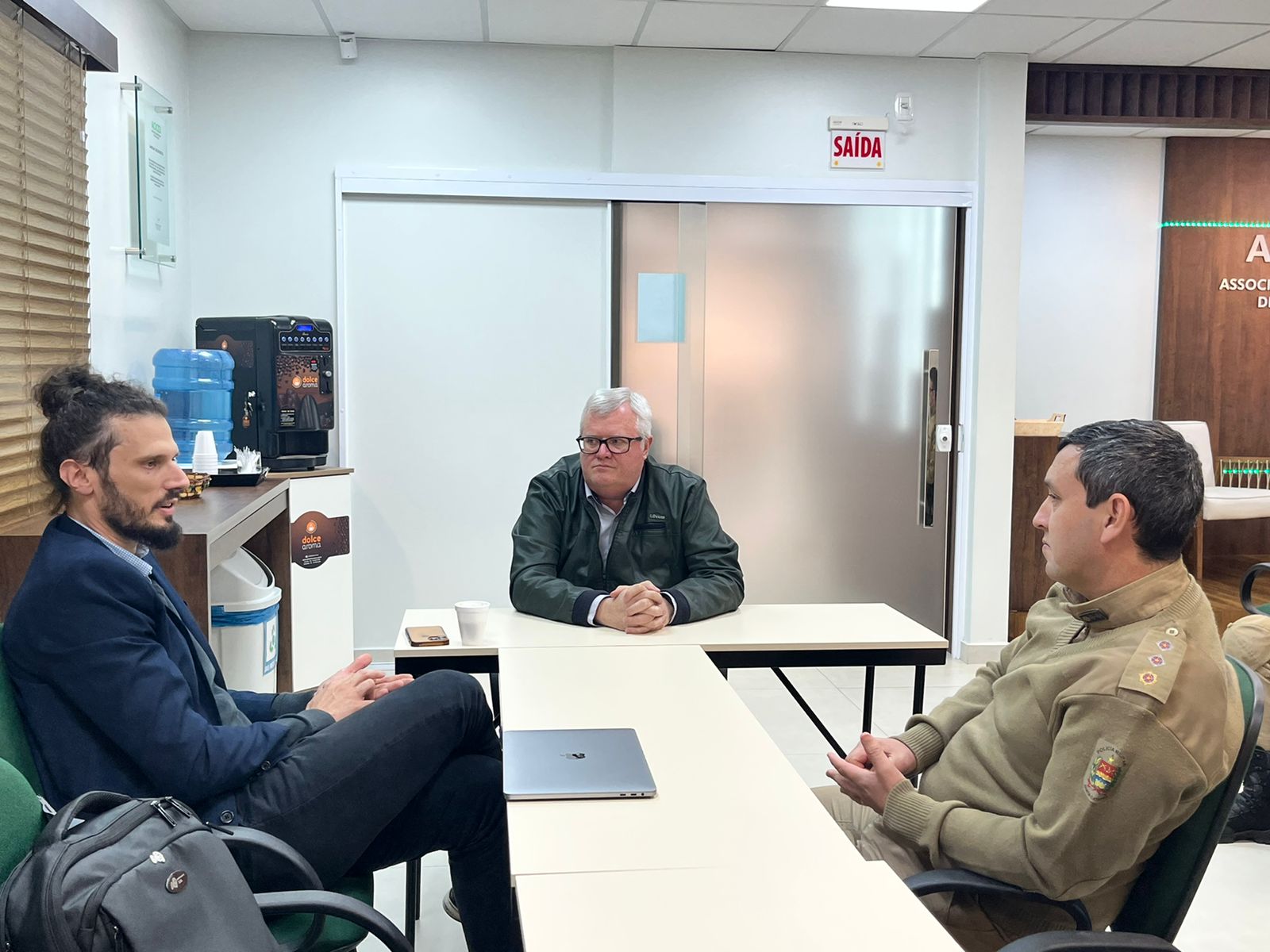 Comandante da PM participa de reunião sobre o HJ Conference