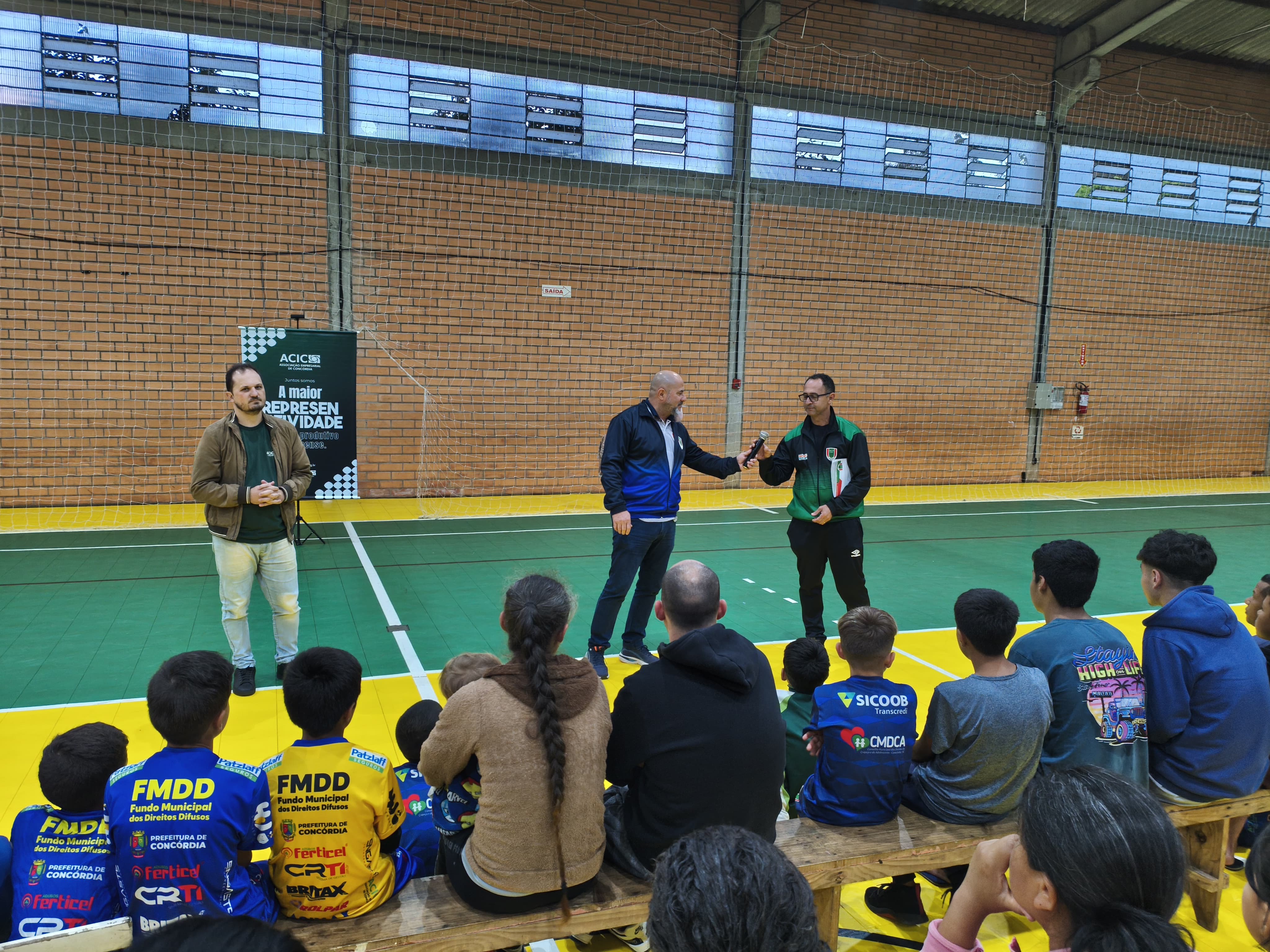 ACIC amplia parceria com a Escolinha de Futsal de Bairro Santa Rita