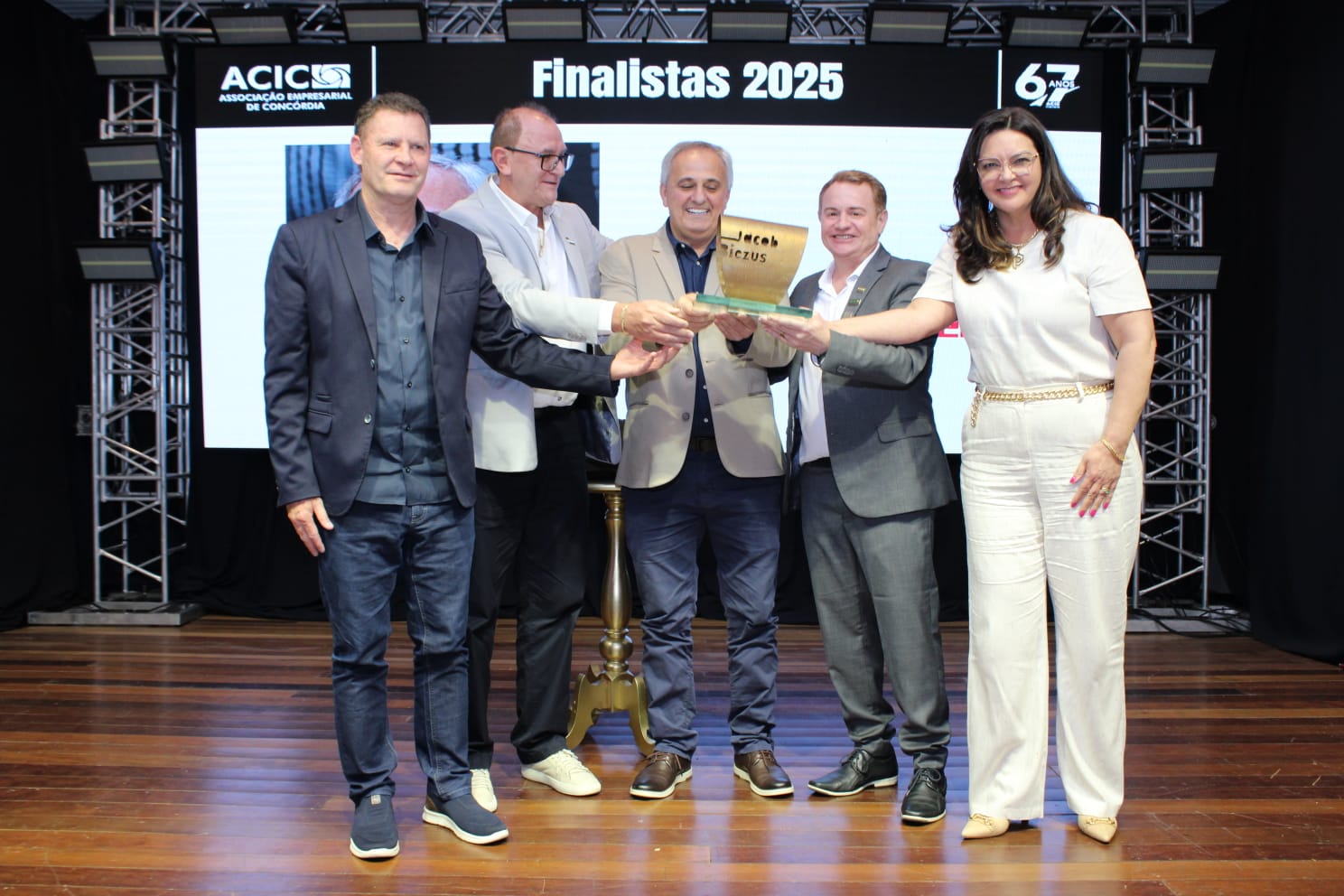 Volnei Antônio Enderle é o Empresário do Ano ACIC 2025