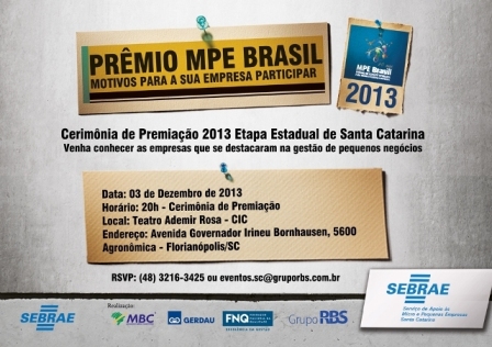 Premiação do MPE Brasil 2013
    