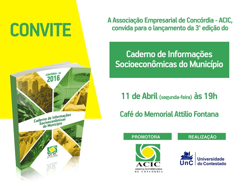 ACIC convida para lançamento da 3ª edição do Caderno de Informações
    