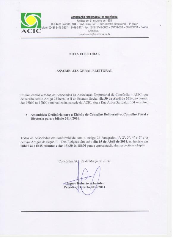 Nota eleitoral
    