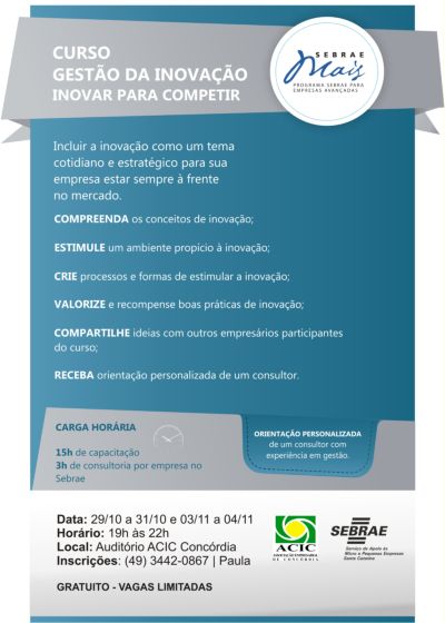 Curso de Gestão da Inovação Gratuito