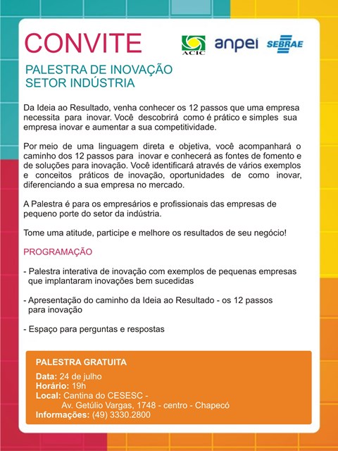 Sebrae convida empresários para palestra
    