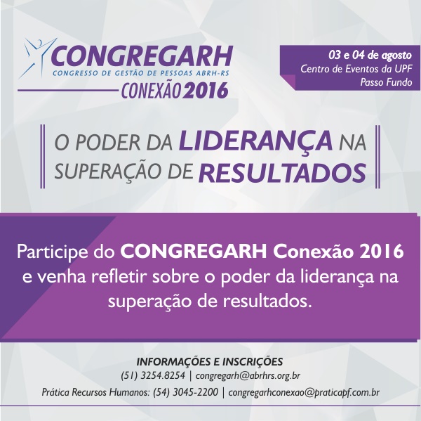 ACIC divulga o CONGREGARH Conexão 2016
    