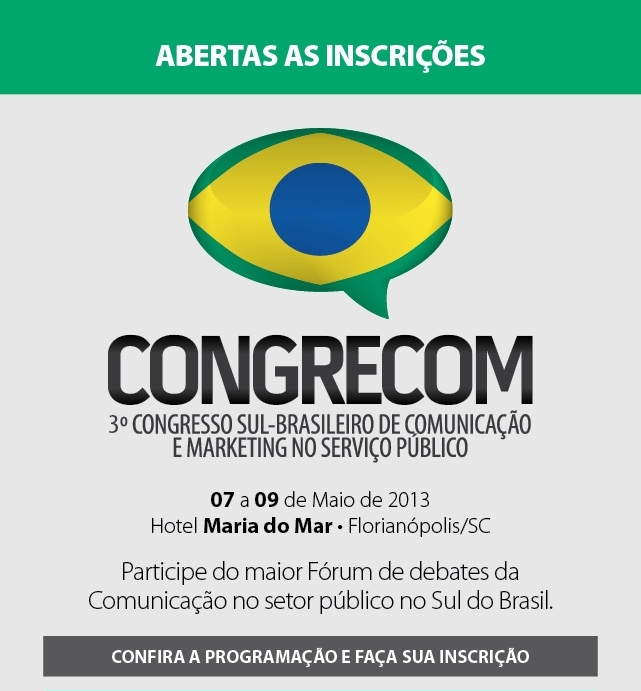 3º CONGRECOM acontece em maio 
    