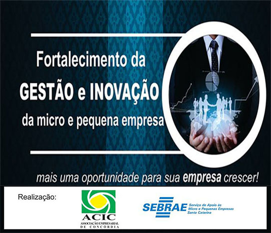 Mais um curso através da parceria ACIC e Sebrae
    